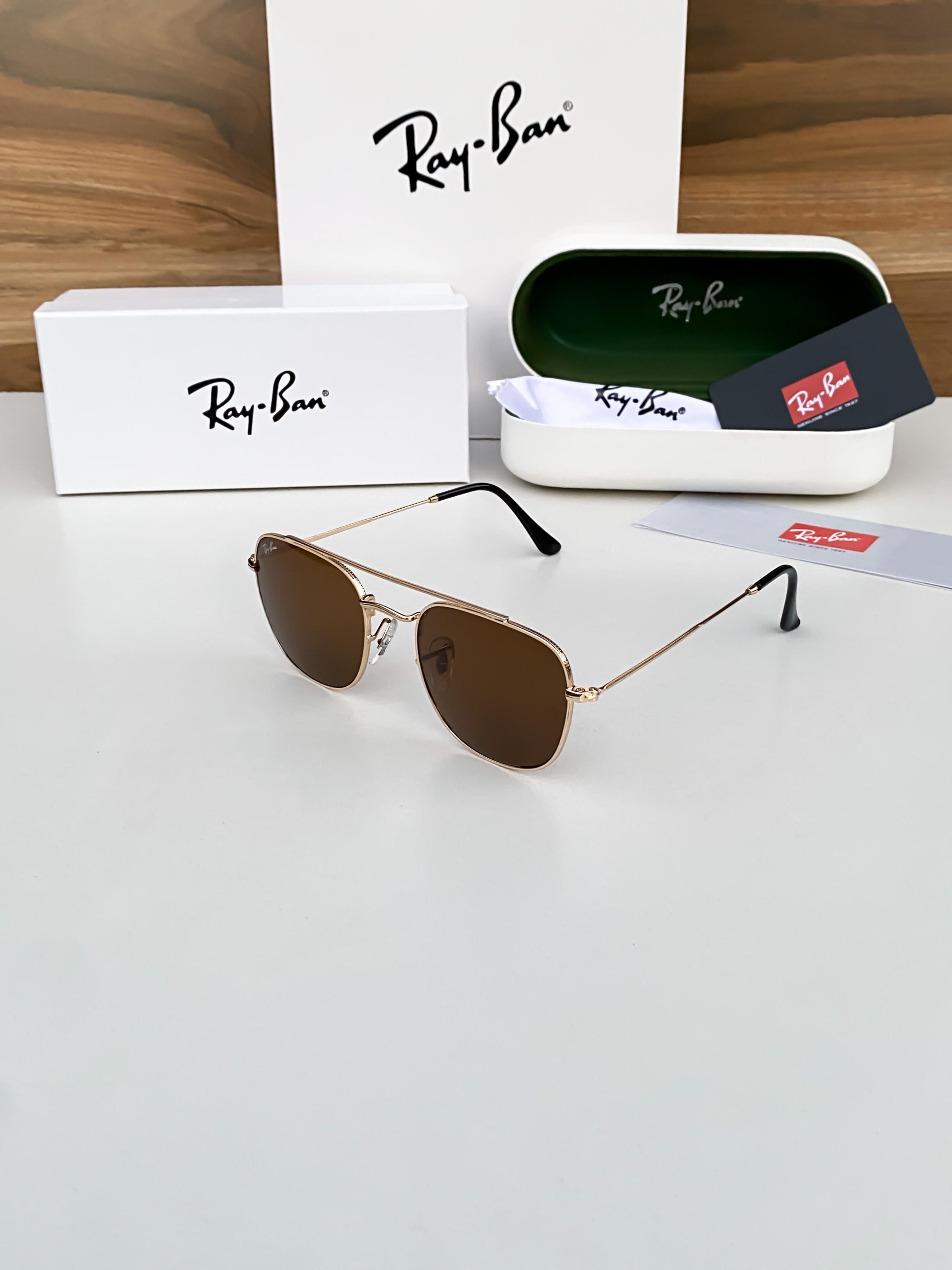 RAY_BAN 3557 Gold Brown